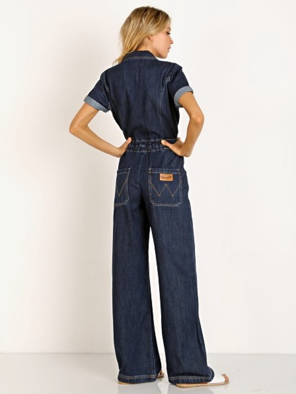 Wrangler Dark Indigo Denim Coveralls - Picture 2 of 11